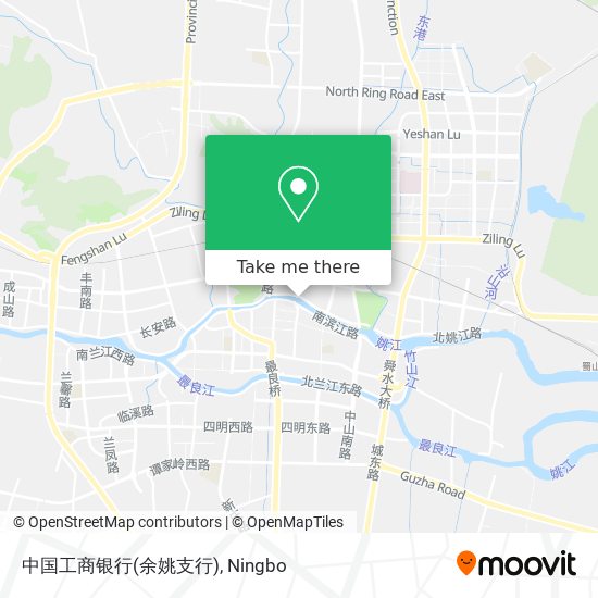中国工商银行(余姚支行) map