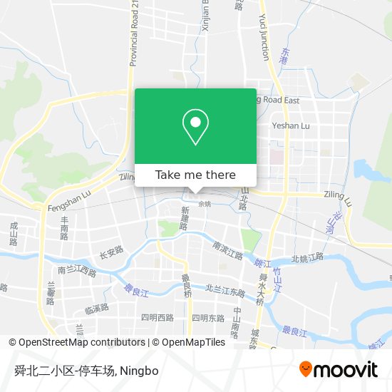 舜北二小区-停车场 map