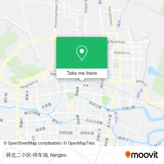 舜北二小区-停车场 map