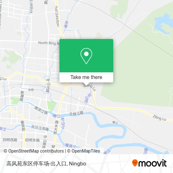 高风苑东区停车场-出入口 map