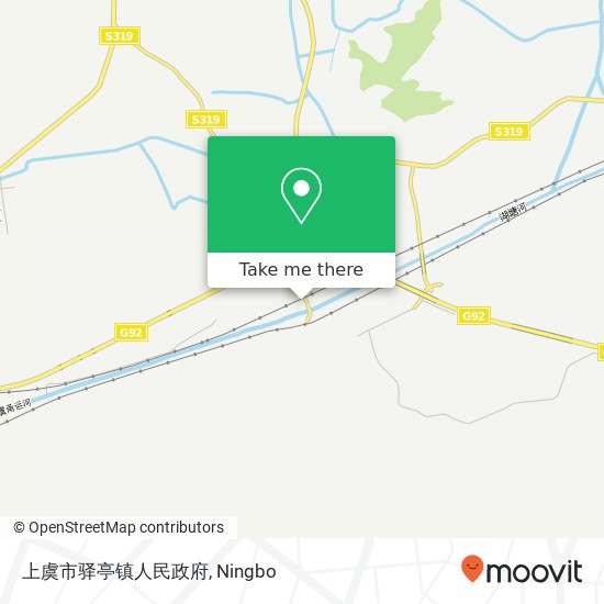 上虞市驿亭镇人民政府 map