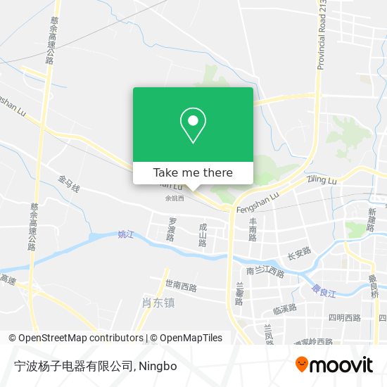 宁波杨子电器有限公司 map
