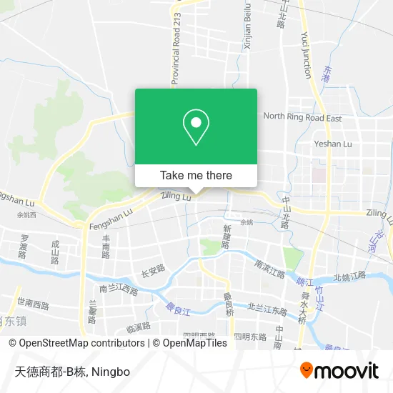 天德商都-B栋 map
