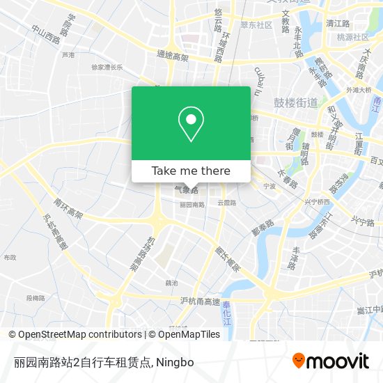 丽园南路站2自行车租赁点 map