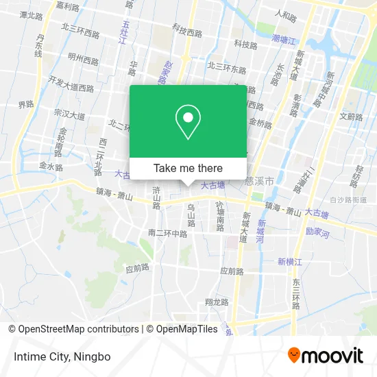 Intime City map