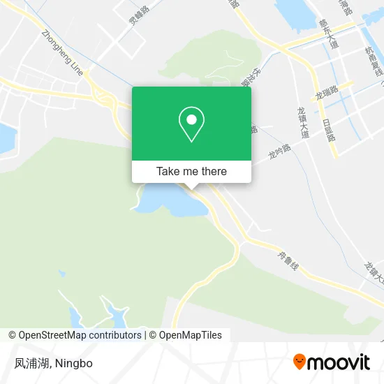 凤浦湖 map