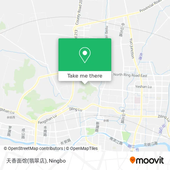 天香面馆(翡翠店) map
