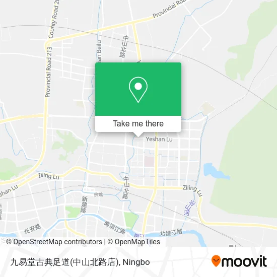 九易堂古典足道(中山北路店) map