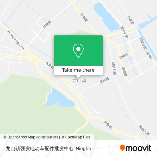 龙山镇强发电动车配件批发中心 map