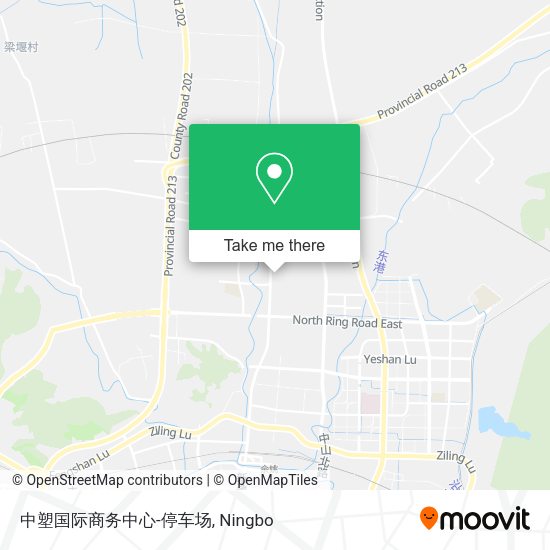 中塑国际商务中心-停车场 map
