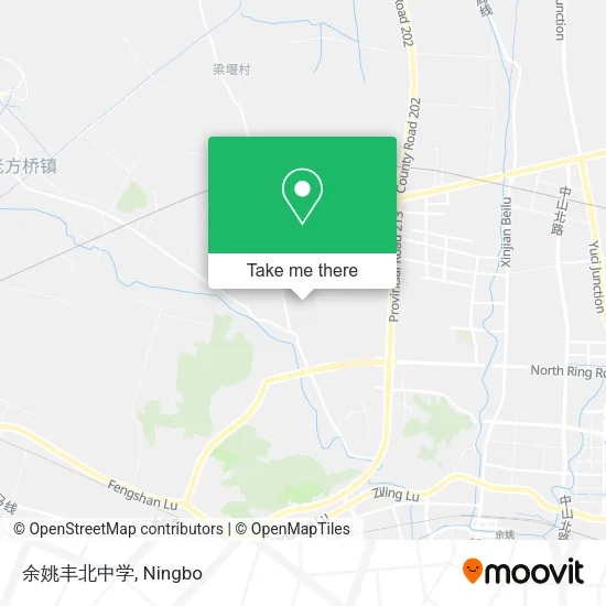 余姚丰北中学 map