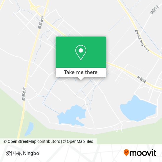 爱国桥 map