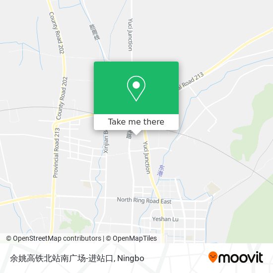 余姚高铁北站南广场-进站口 map