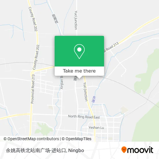 余姚高铁北站南广场-进站口 map