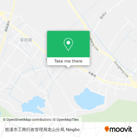 慈溪市工商行政管理局龙山分局 map