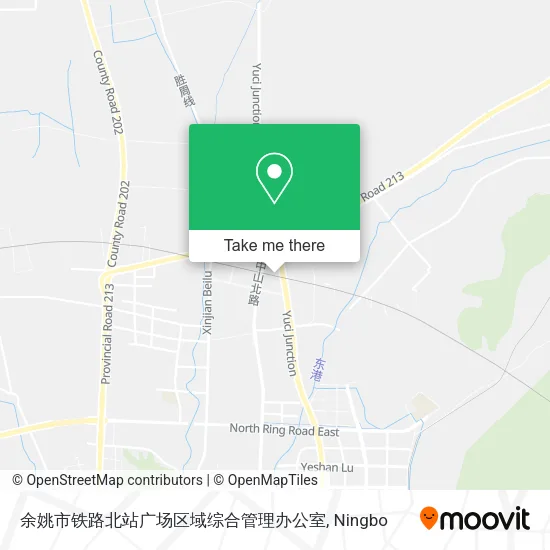 余姚市铁路北站广场区域综合管理办公室 map