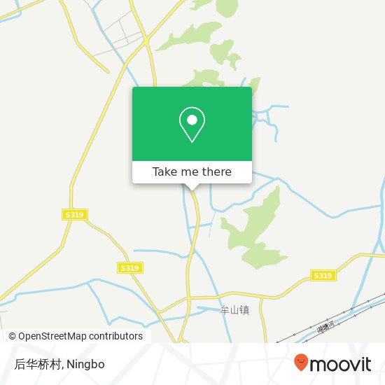 后华桥村 map