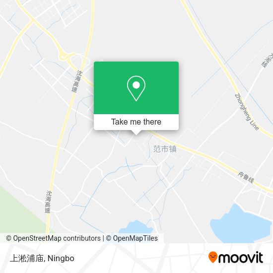 上淞浦庙 map