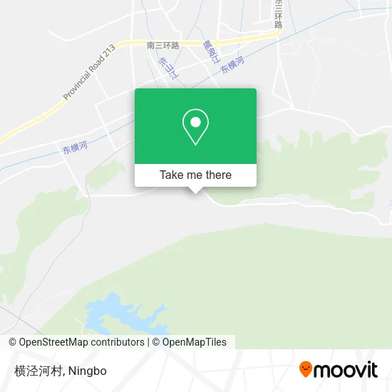 横泾河村 map
