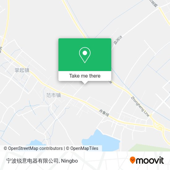 宁波锐意电器有限公司 map