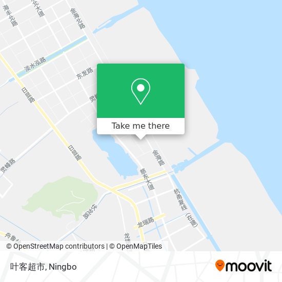 叶客超市 map