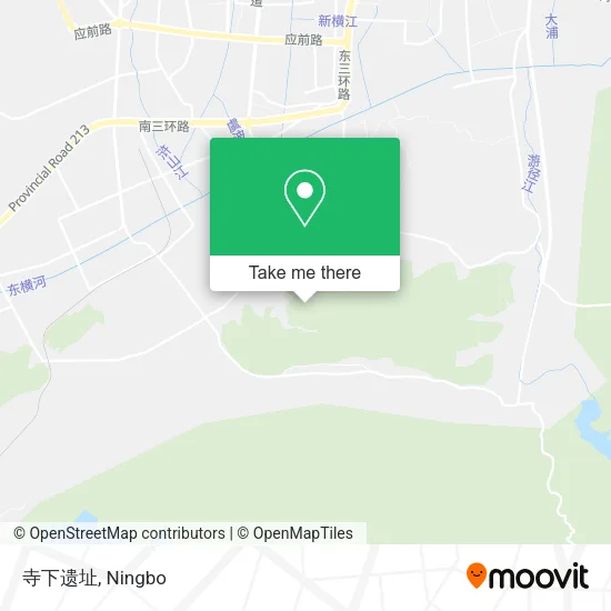 寺下遗址 map