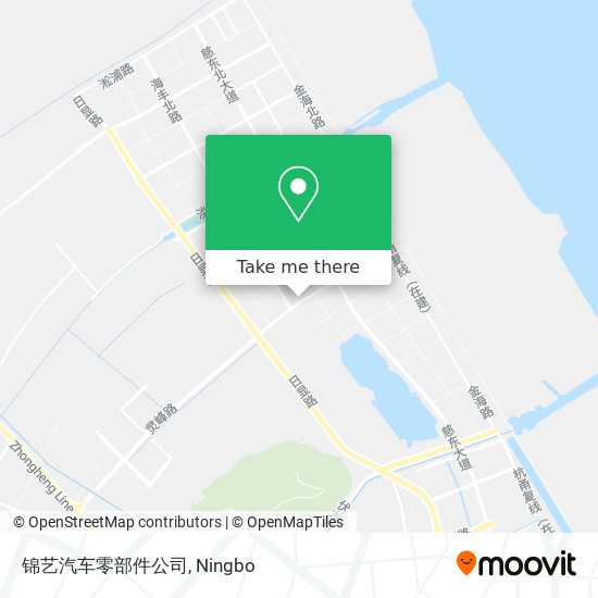 锦艺汽车零部件公司 map