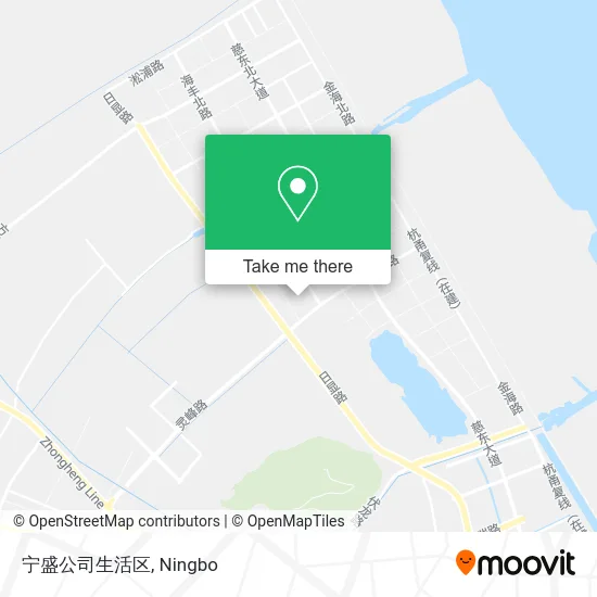 宁盛公司生活区 map