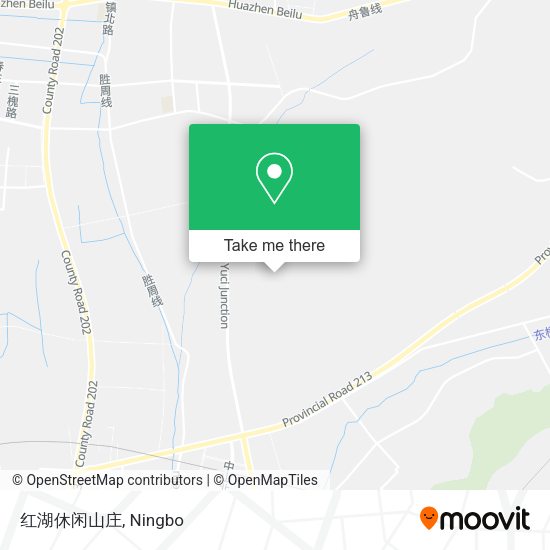 红湖休闲山庄 map