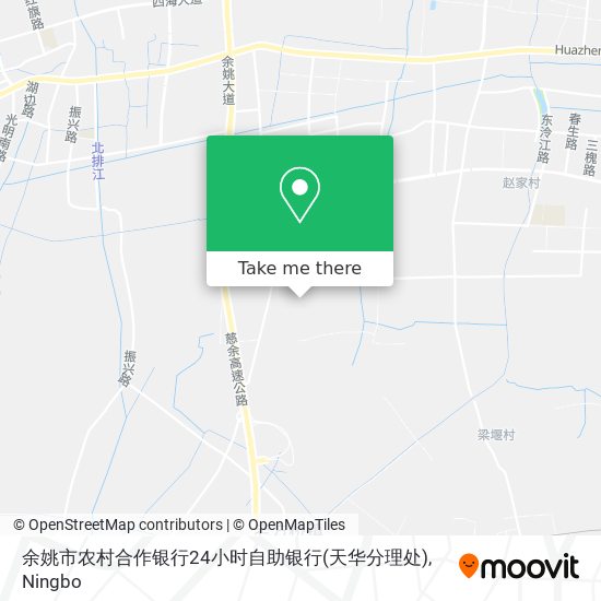余姚市农村合作银行24小时自助银行(天华分理处) map