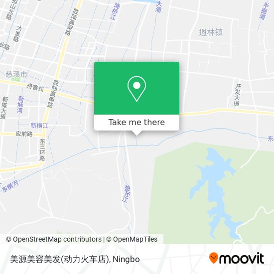 美源美容美发(动力火车店) map