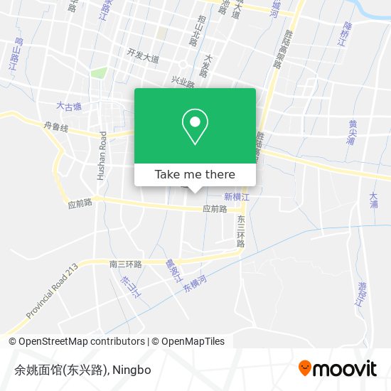 余姚面馆(东兴路) map