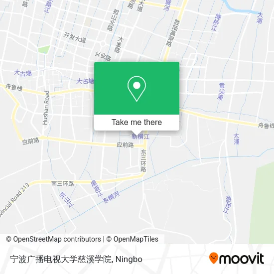 宁波广播电视大学慈溪学院 map