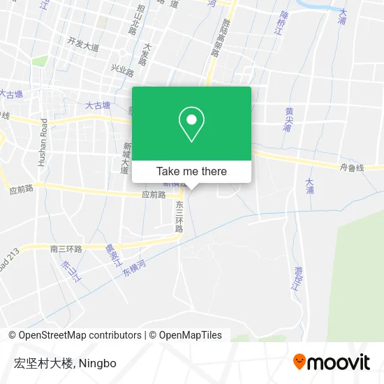 宏坚村大楼 map