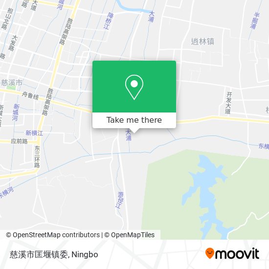 慈溪市匡堰镇委 map