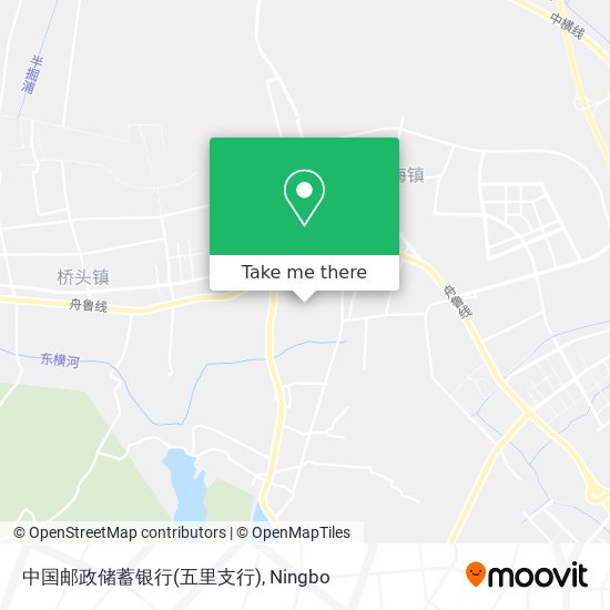 中国邮政储蓄银行(五里支行) map
