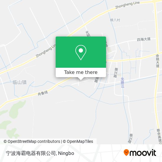 宁波海霸电器有限公司 map