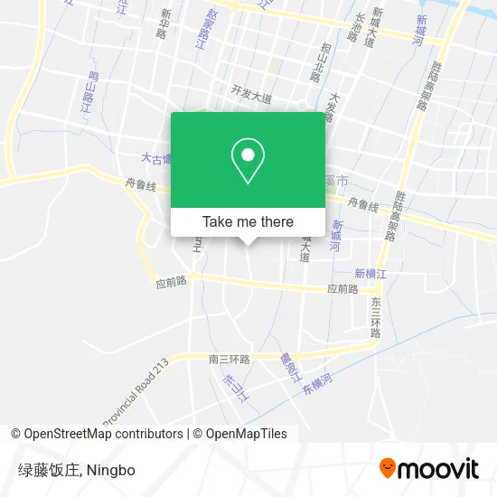 绿藤饭庄 map
