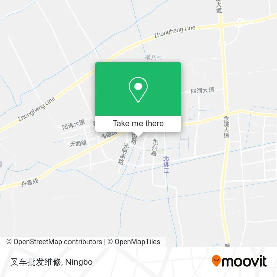叉车批发维修 map