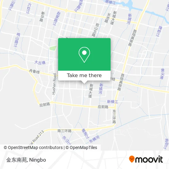 金东南苑 map