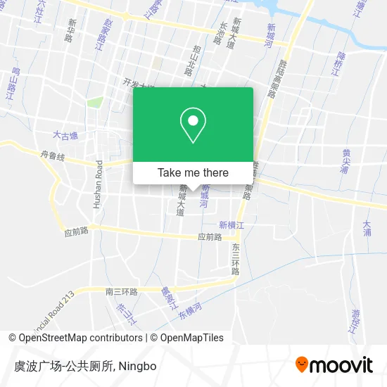 虞波广场-公共厕所 map