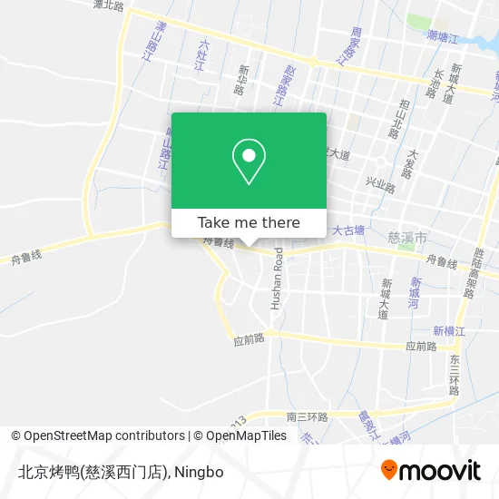 北京烤鸭(慈溪西门店) map