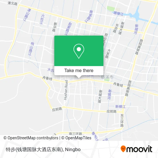 特步(钱塘国脉大酒店东南) map