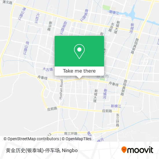 黄金历史(银泰城)-停车场 map