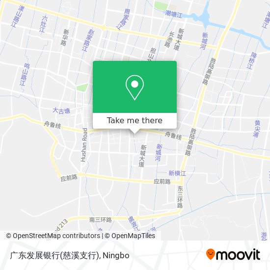 广东发展银行(慈溪支行) map