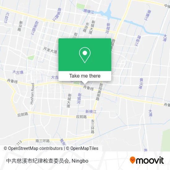 中共慈溪市纪律检查委员会 map