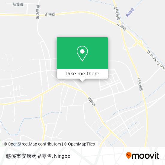 慈溪市安康药品零售 map