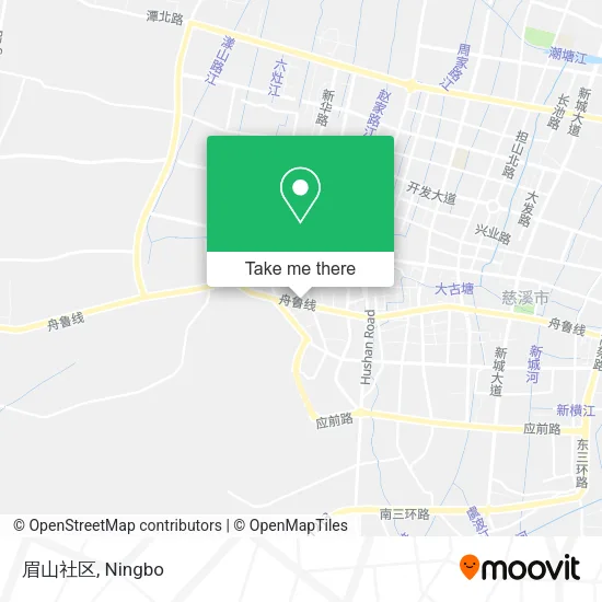 眉山社区 map