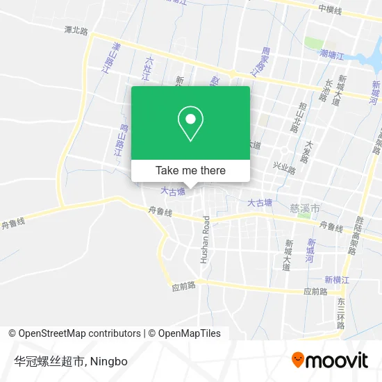 华冠螺丝超市 map