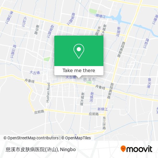 慈溪市皮肤病医院(浒山) map